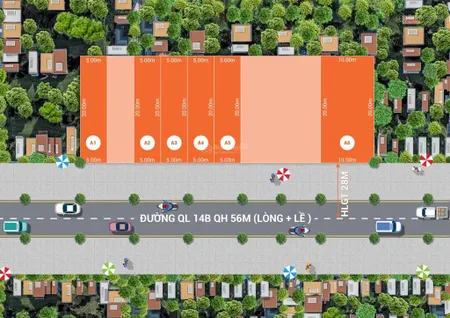 Đất mặt tiền quốc lộ 14b đà nẵng, giá chỉ 1 tỷ 3xxtr/ lô