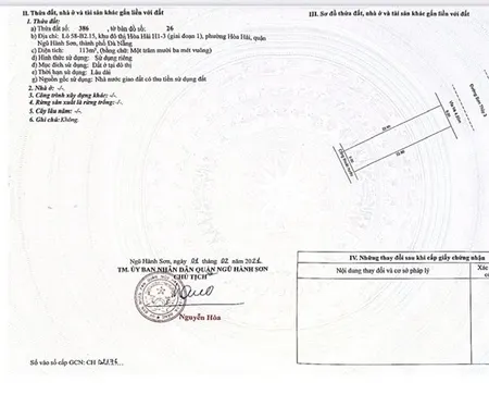 392m2/ 34 tỷ.đất 2 MT Thuỷ  Sơn 2 và Thủy Sơn 3,khu Bãi Tắm Sơn Thủy
