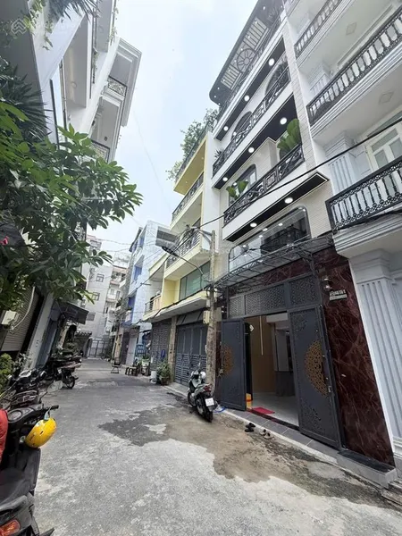 Nhà đẹp 5 tầng, 4m2 x 13m, 52m2, hxh 6m thông cư xá lữ gia, thiên phước