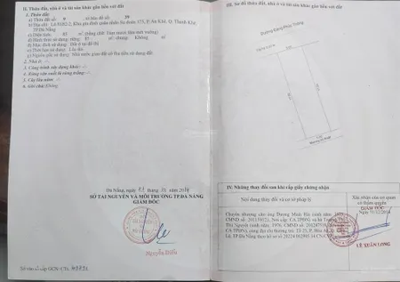 Bán lô đất mt đường đặng phúc thông, phường an khê, quận thanh khê, ngay khu a32