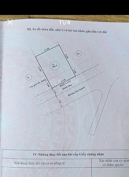 Bán lô đất diện tích 300m2 đất ở đô thị, mặt tiền 15m, đường + vỉa hè 17m ngay vòng xoay uông bí