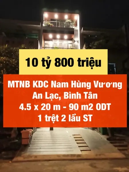 MTNB KDC Nam Hùng Vương đẹp giá tốt !