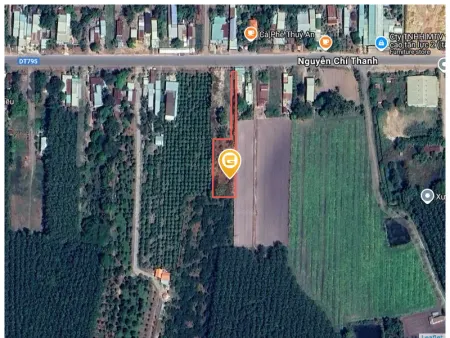 Bán đất 3131.9m² ngang 24m giá 6.5 tỷ Xã Tân Châu