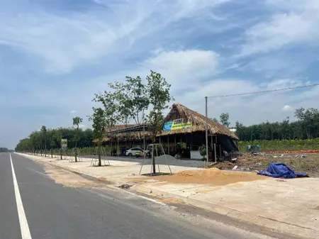 Bán đất mặt tiền đường tạo lực 2, bàu bàng, bình dương, giá tốt chỉ 4,1 tỷ, 268,5 m2