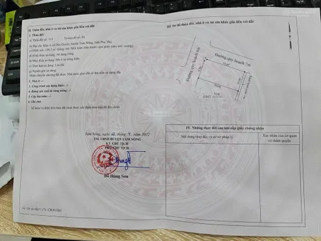 Cc bán lô đất đấu giá khu 4dân quyền tam nông phú thọ. lô góc diện tích 200m2 gần quốc lộ 32.