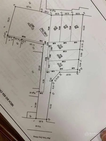 Siêu phẩm đất nền phố lớn trần duy hưng cầu giấy đã phân lô thành 7 sổ đẹp 1 chủ 1146m2 chào 350tỷ