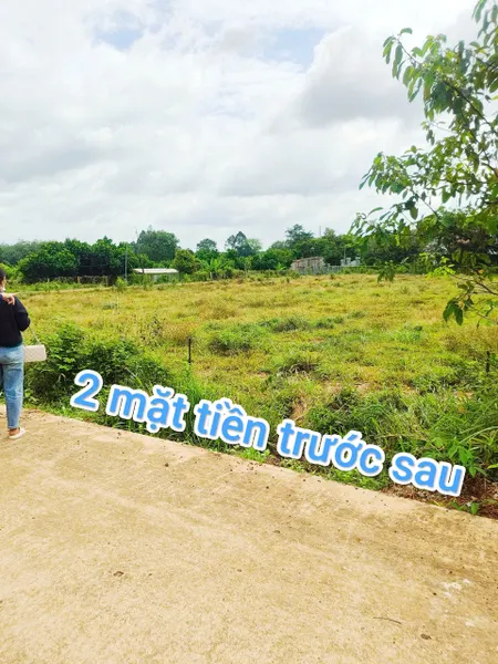 Bán đất thổ cư 2 mặt tiền trước sau DH504 Phú Giáo