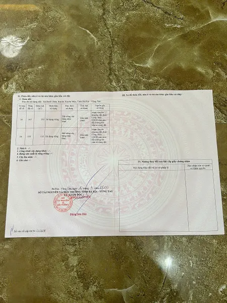 QL 55, Bình Châu,Đối diện nhà hàng Tiệc Cưới, 1054 m2 có 300 thổ cư, giá 7 tỷ1