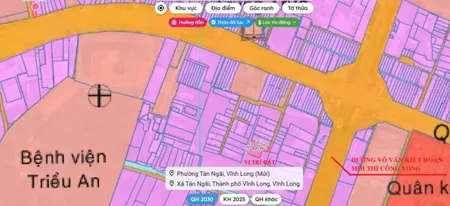 Bán đất 492m² mặt tiền đường 7m giá 3.94 tỷ Phường Tân Ngãi