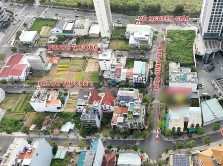 Bán đất mặt tiền trần đình đàn dt 405m ngang 13.5m gọi đàm tiến