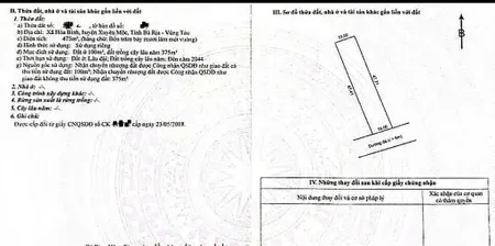 Bán đất 475 m2 mt nhựa, kdc xã hoà bình