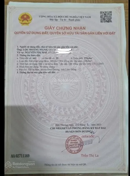 Bán lô đất 21m mặt tiền ngay xã đạ ròn, đơn dương, lâm đồng
