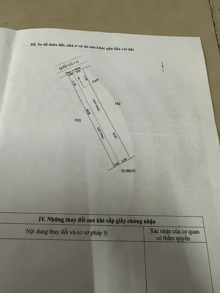 Bán đất QL1A Gần chùa chén kiểu 510m² ngang 9m giá 1.4 tỷ Phường Mỹ Xuyên