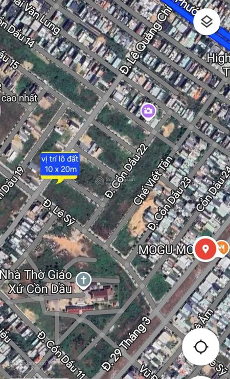 Bán đất nền đường lê quảng chí, cẩm lệ, đà nẵng, 85 triệu/m2, dt 200m2, view đẹp hàng hiếm