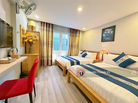 Bán khách sạn 16 phòng hdt 960tr/n phố tây bùi viện quận 1 6 tầng thang máy