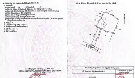 Bán đất Vành đai, P3: 841.8m² ngang 4.5m giá 2.7 tỷ Phường Phú Lợi