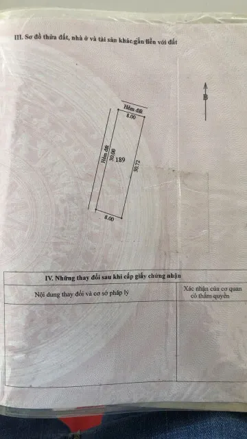 Bán đất 242.3m² ngang 8m giá 1.6 tỷ Phường Sóc Trăng