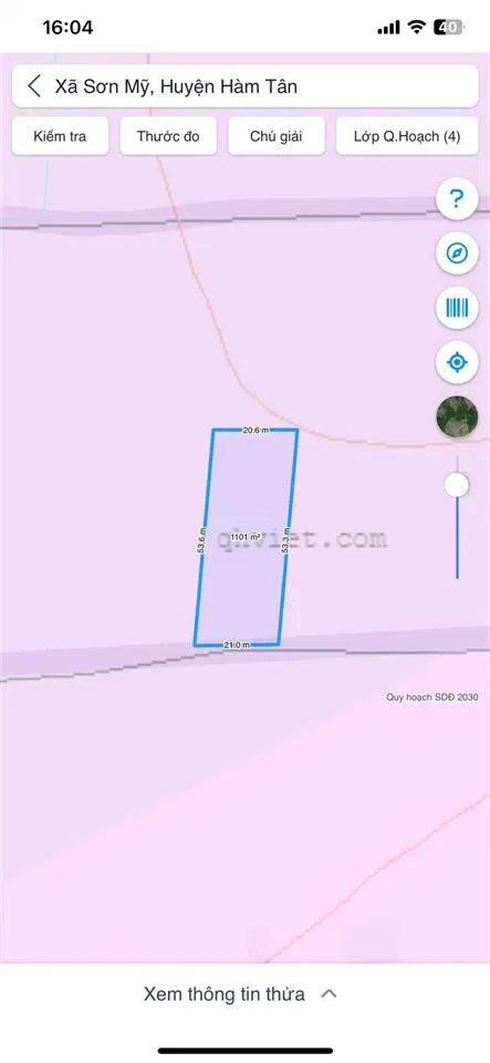 Bán đất 1100m² phủ hồng gần đường tân minh sơn mỹ chỉ 1,2 tỷ