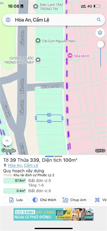 Cần bán nhanh 3 lô liền kề đường bắc sơn 18,5 tỷ đối điện công viên cực đẹp (có bán lẻ từng lô)
