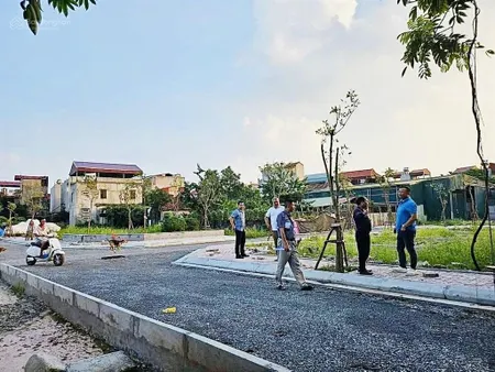 Đất đấu giá tương chúc, thanh trì 76m đường ô tô tránh giá 9,495 tỷ. sổ đỏ sang tên ngay