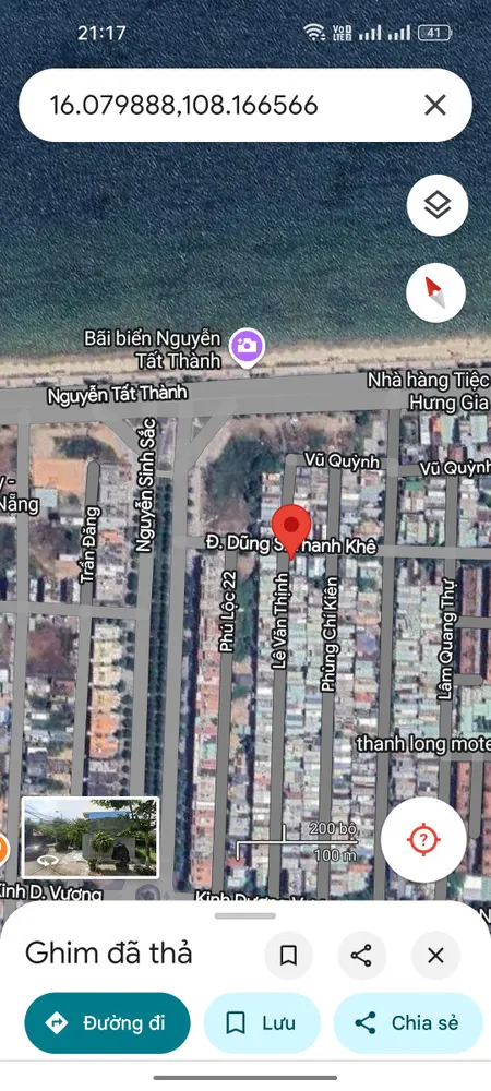 Bán căn góc Dũng Sĩ Thanh Khê, sát Biển Nguyễn Tất Thành