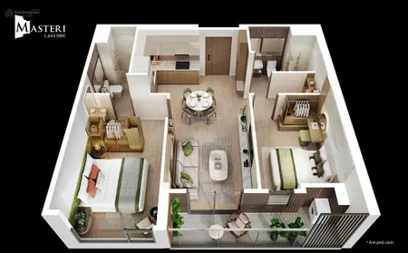 Cực hot căn hộ gía tốt nhất dự án masteri lakeside, 4,28 tỷ, 63,7m2, trâu quỳ, gia lâm, hà nội