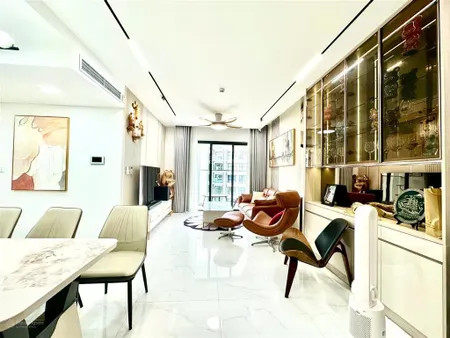 Căn hộ 3 phòng ngủ, dt 117m2, khu cao cấp diamond, giá bán 7.4tỷ all in, full nội thất, luôn ô xe!