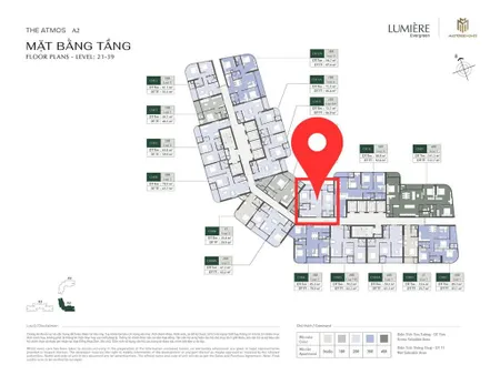 Bán căn hộ 2ng 2vs, 63m toà a2 tại lumiere evergreen, tây mỗ, nam từ liêm, hà nội