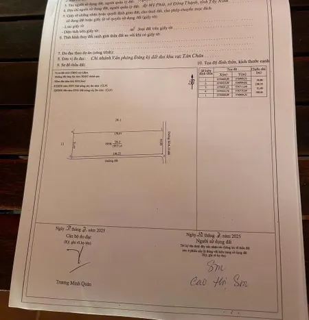 Bán đất 74541.7m² ngang 200m giá 1.7 tỷ Xã Tân Thành