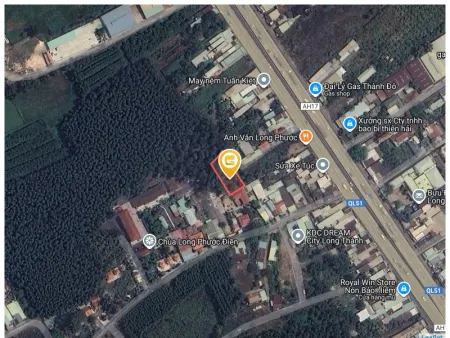Bán đất 688.9m² ngang 10m giá 688.92 triệu Xã Long Phước
