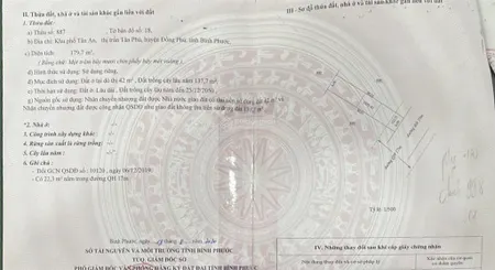 Bán đất nền khu hành chính thị trấn tân phú, huyện đồng phú, tỉnh đồng nai (tỉnh bình phước cũ)