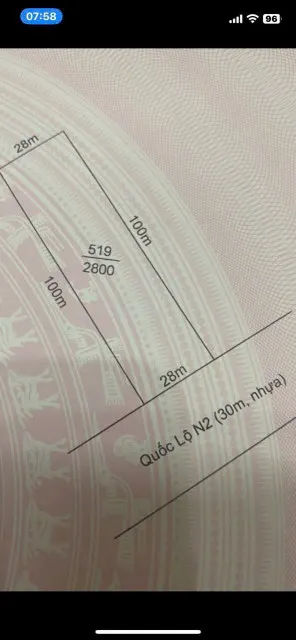 Bán gấp 2800m2 mặt tiền N2, Thạnh Lợi, Bến Lức,