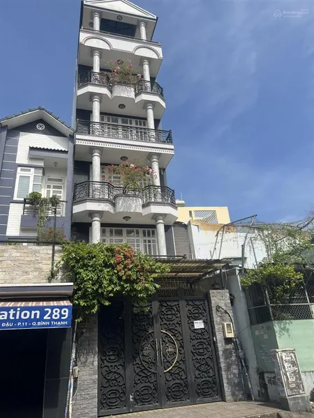 Bán nhà mặt tiền ngay trung tâm quận bình thạnh, 5.3x22m, 5 tấm chuẩn đẹp, đỗ 2 xe hơi, 16.5 tỷ tl