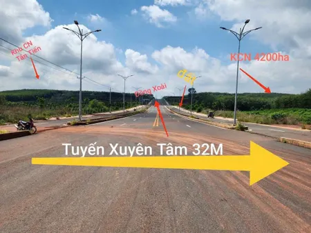 Đất thổ cư mặt tiền đường xuyên tâm giao ngay tuyến 4, giá chỉ 620tr
