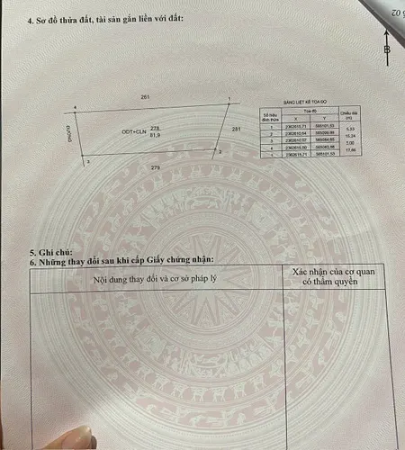 Bán đất 81.9m² ngang 5m Xã Bình Xuyên