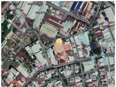 Bán đất 3125.6m² giá 91 tỷ Phường Bình Hòa