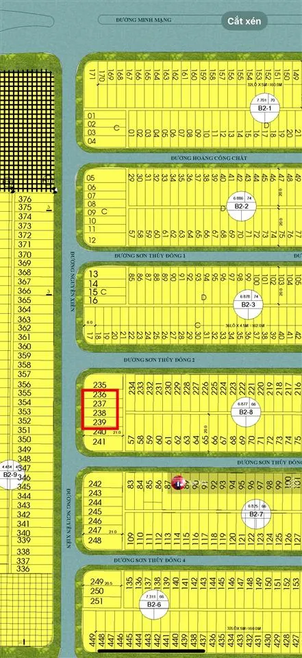Bán 2 lô đẹp đường nguyễn xiển đoạn gần minh mạng & nguyễn đình trân, dt 210m2