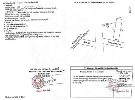 Chính chủ gửi, trục chính hẻm 388 đường nguyễn văn cừ, an khánh, gần đại học y dược