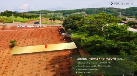 Bỏ ra chưa đến 5 tỷ, sở hữu ngay lô đất gần 500m2 tại nam hà, lâm đồng