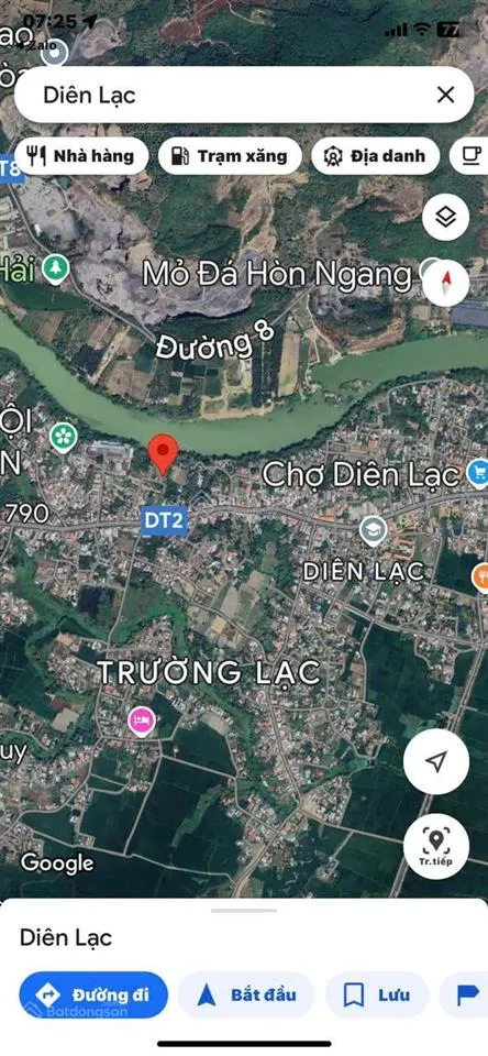 Còn 1 lô duy nhất tại diên lạc, view sông mát mẻ, dt 88m2 khu dân cư hiện hữu giá 820tr sẵn sổ