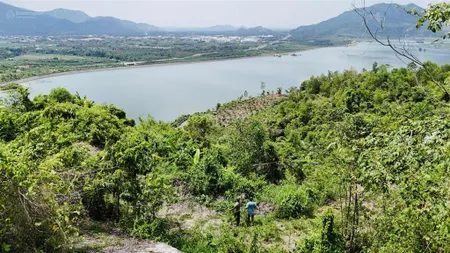 Bán 1,8 hecta đất view hồ suối dầu, đường nhựa lên hòn bà, xã suối cát, cam lâm gần biển nha trang