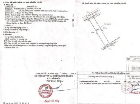 Bán đất 159m² ngang 6m giá 9.5 tỷ Phường Bình Chiểu đất đẹp tiện xây biệt thự