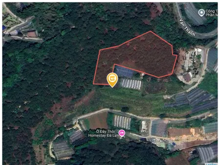Bán đất 11450.3m² giá 9 tỷ Phường Cam Ly - Đà Lạt