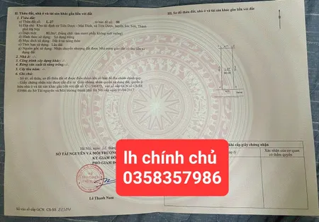 Bán đất 80m² ngang 4.71m giá 6.38 tỷ Xã Sóc Sơn