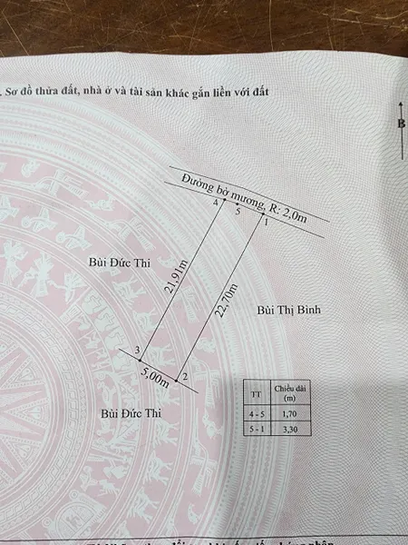 Bán đất 100m² ngang 5m giá 1.4 tỷ Xã Kiến Hải