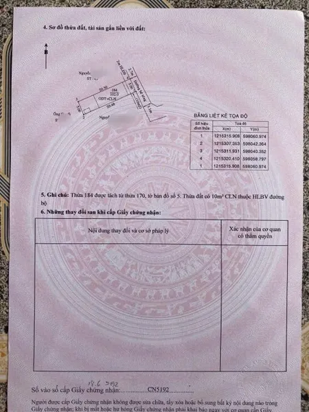 Bán đất 102.6m² ngang 5m giá 2.3 tỷ Phường Thủ Dầu Một 0815422197
