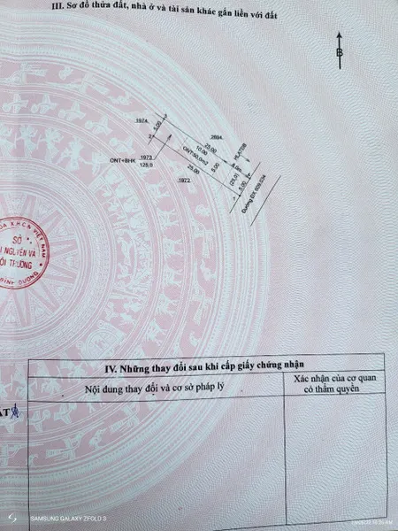 Bán đất Phú An Bến Cát đường chính nhựa 7m 5x25 giá 1ty520