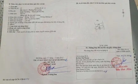 Chính chủ cần bán đất phú lương ngõ nông có nhà cấp 4