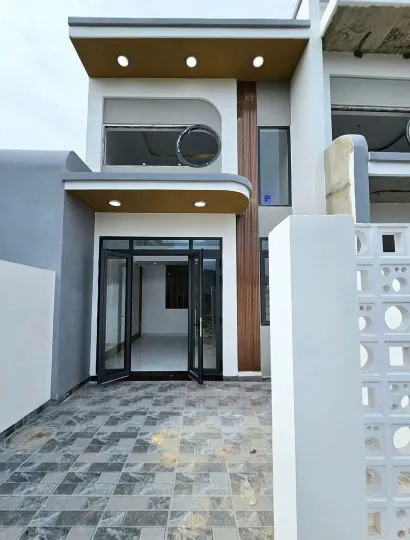 nhà gác lửng sổ riêng full thổ cư có hỗ trọ vay bank nhà đẹp mới hoàn thiện bao sang tên