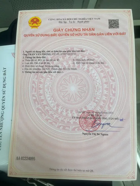 Bán đất nền Khu tái định cư